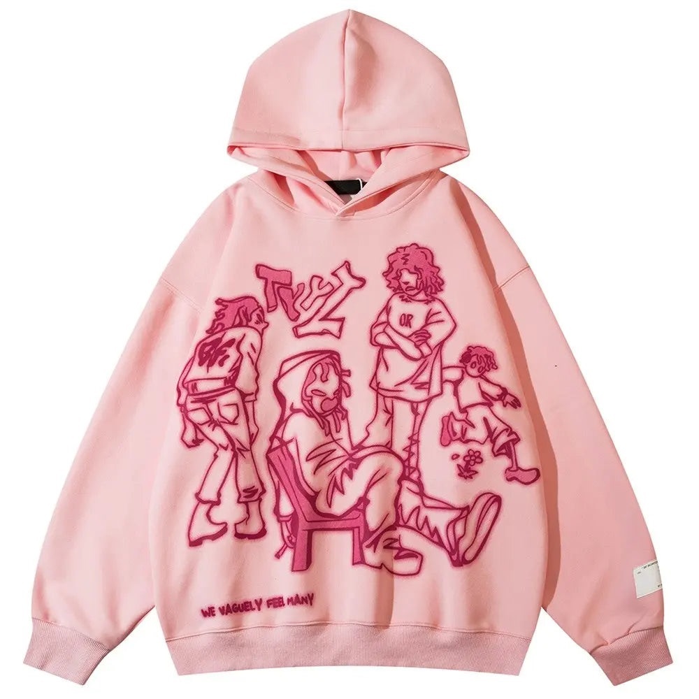 FUTUREFLARE NEXUS" MEN WOMEN STREETWEAR GRAPHIC HOODIE